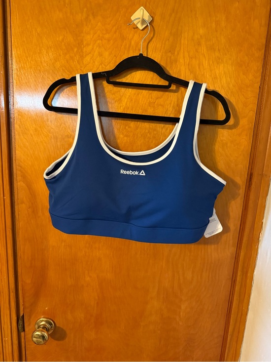 Reebok Other - Reebok Navy Sports Bra with White Trim
